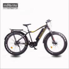 2018 48V1000W Bafang Mid Drive novo design bicicleta elétrica gordura de pneus com bateria escondida